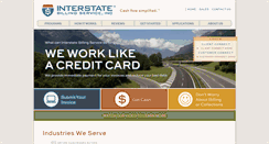 Desktop Screenshot of interstatebilling.com